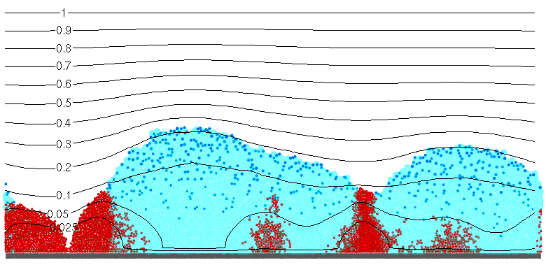 Biofilm image with oxygen contours